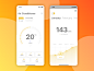 Smart Home App Vol. 2 home ui ui  ux design ux colors ios clean app apple design yellow apple icon smart home app clean app