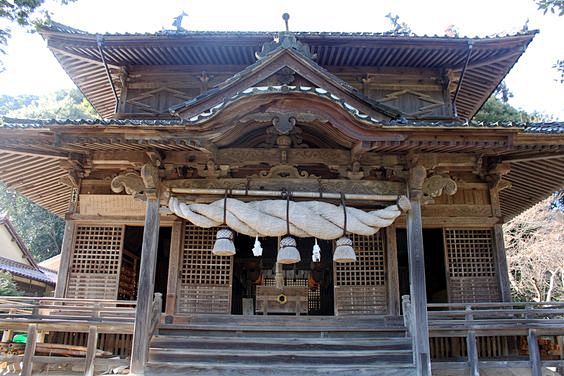 【石見銀山】城上神社。大国主命が奉られて...