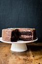 Chocolate Cake with Chocolate Buttercream Frosting