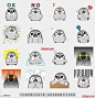line贴图表情包动画Pesoguin |Animated Pesoguin 动画Pesoguin贴纸，企鹅般的角色，|Stickers of animated Pesoguin, a penguin-like character.@飞天胖虎