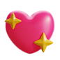 Shining Heart 3D Icon