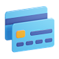信用卡 3d 插图