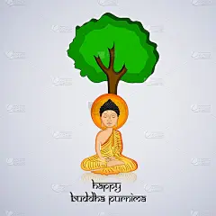 印度教佛教节日普尼玛的背景插图