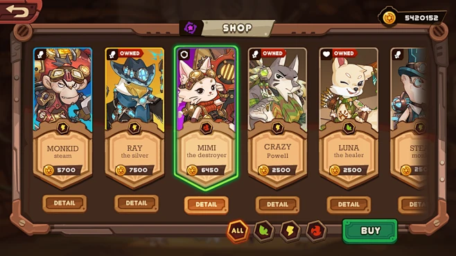 @game UI @UI @ui design-花瓣网