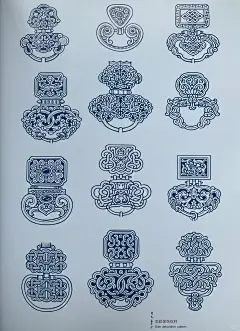 一套图带你了解蒙古民族装饰纹理图案 - 小红书
