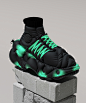 3D clothing design Fashion  nft shoes 虚拟时尚 虚拟服装
