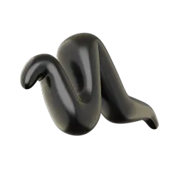 抽象几何三维涂鸦线条立体PNG