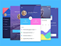 Material Design app template: 