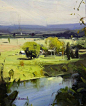 来自澳大利亚画家 Colley Whisson 风光绘画作品一组 ​​​​