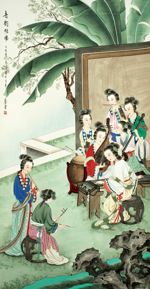 【蔡云国画人物作品欣赏】