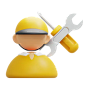 Mechanic  3D Icon