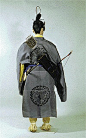 平安時代 武官著褐衣