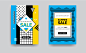 banner poster geometry Memphis sale advert typography   summer flyer