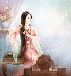 日不西城采集到古风女未 扣