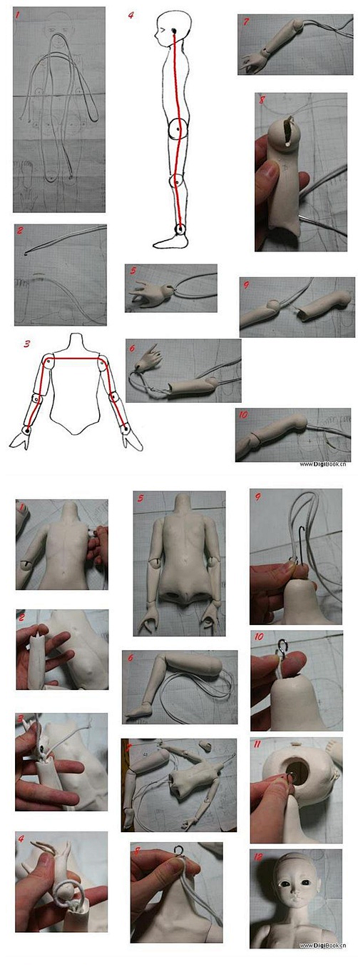 【娃娃】自制BJD教程