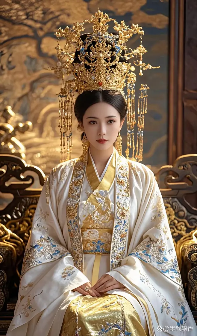 穿越千年的微笑，一袭汉服，一抹芳...@墨韵飘香的动态-花瓣网