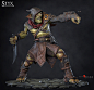 Styx Shards of Darkness : Styx, Jean-philippe Degosse : I had a lot of fun to work on this project in Cyanide studio. Very smart team. :-)
Here is the famous goblin Styx with his basic outfit. We start the game with this equipment.
More characters are com