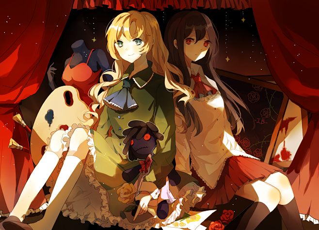 三枝p站二次元插画少女游戏ibmaryid8397507