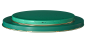 亮草绿色c4d立体舞台站台圆台台面png (6)