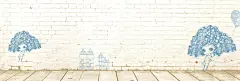 母婴用品促销背景高清素材 卡通 卡通话 地面 墙 墙面 手绘 海报banner 砖 童趣 背景 设计图片 免费下载 页面网页 平面电商 创意素材