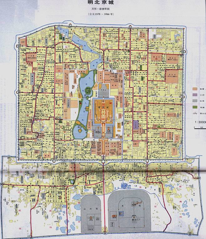 明朝北京地图