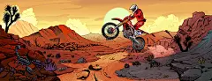 adobe desert ILLUSTRATION  Illustrator Landscape off road photoshop Racing