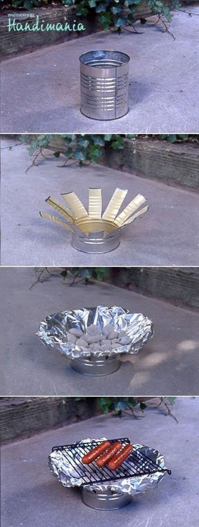 DIY Tin Can Grill
