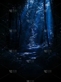 通用简约深邃感夜晚夜空星空风景背景素材-花瓣网