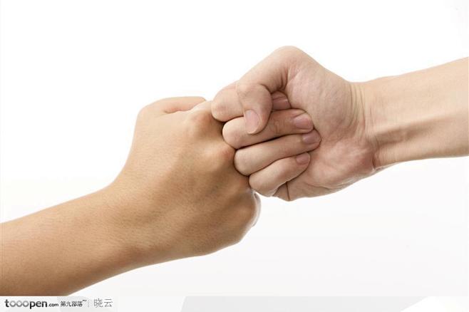 手势喻意表示友好
