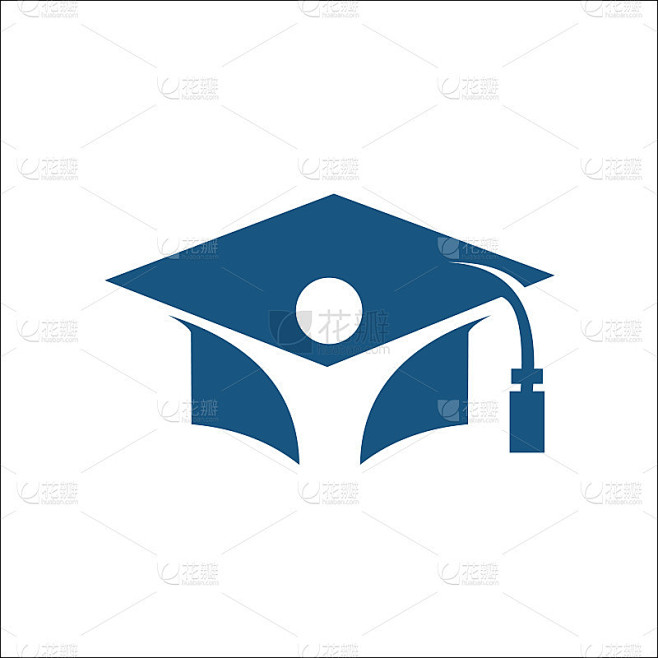 学生的标志。毕业标志矢量