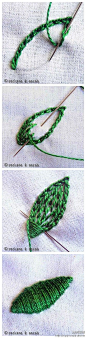 Embroidery Leaf How-to: 