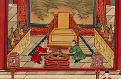《明宪宗元宵行乐图》局部