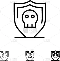 安全,色彩鲜艳,简单,细的,盾,黑色,计算机,灰色,品红色,模板