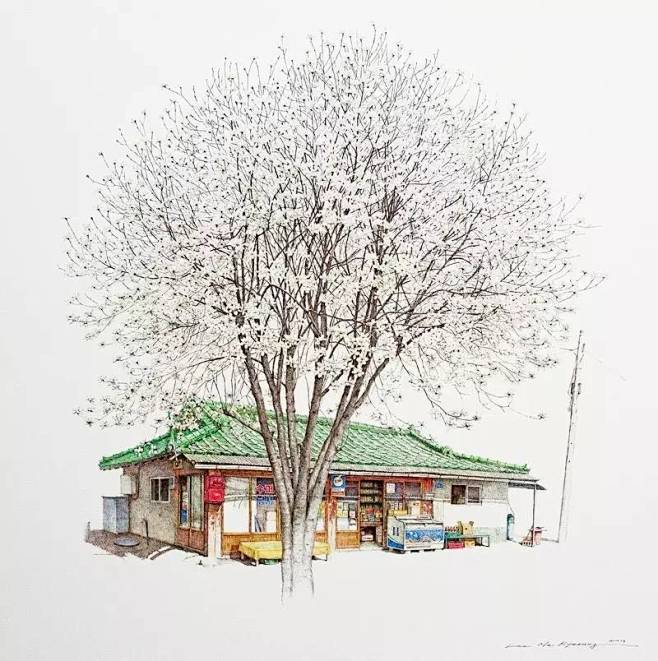 【韩国插画师Me Kyeoung Lee...