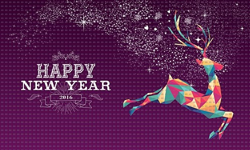 2016文字新年猴子礼盒彩色triang...