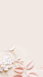 简约花朵女装化妆品婚纱H5背景，来自爱设计http://www.asj.com.cn