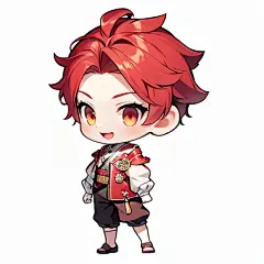 CHIBI Q版 动漫 平面 二次元 Simple anime-LoRA-月落星河-LiblibAI