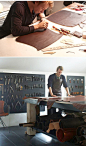 O&D WIRE – LEATHER WORKSHOP   http://oandd.dk/made-hand-leather-upholstery/: 