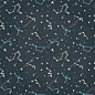 Seamless repeating pattern with cartoon constellations of stars on a sky grungy background