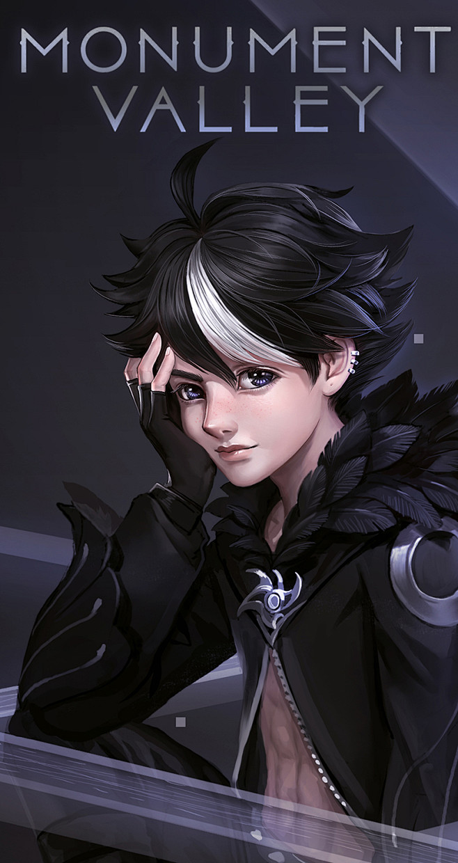 纪念碑谷乌鸦拟人