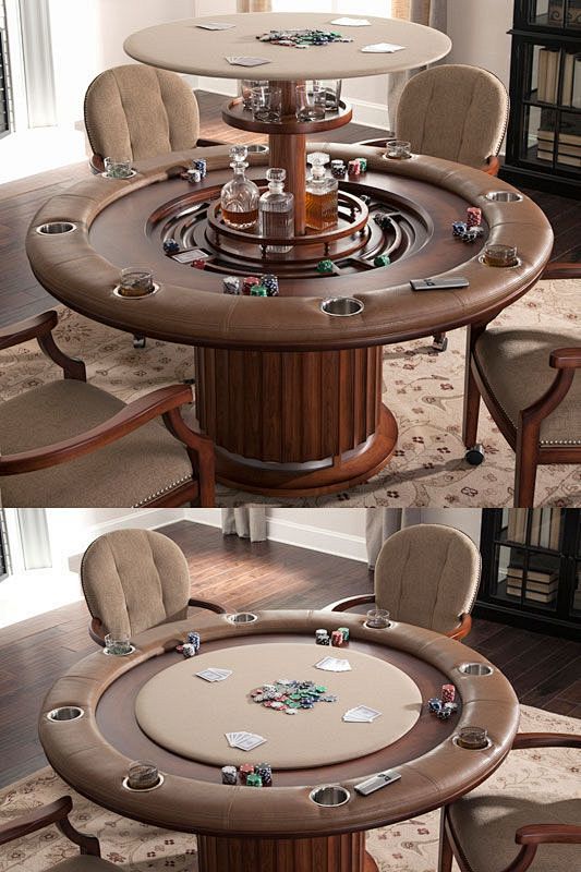 Poker table around e...