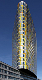 ADAC Headquarters, Munich, Germany by Sauerbruch Hutton Architects :: 23 floors, height 88m