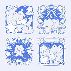 草履虫妖怪2号机采集到插画