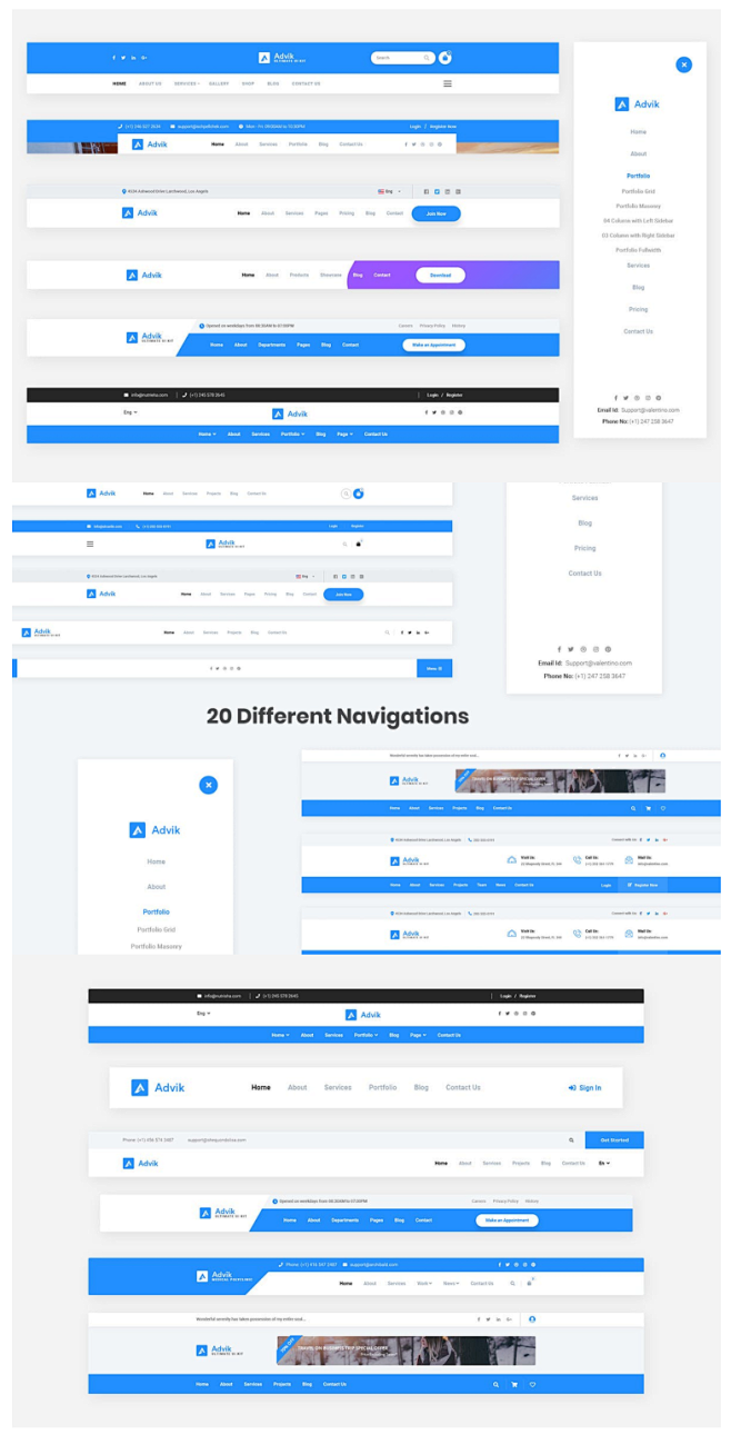 20个时尚高端简约多用途的Web-UI ...