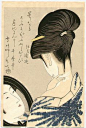Utamaro Kitagawa, Beauty in front of Mirror, 1750-1806