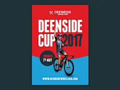 Poster for the Deenside Wheelers - Deenside Cup 2017