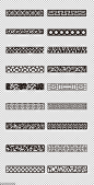 源文件-中式古典传统花纹边框PNG免扣设计素材