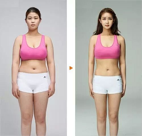 减肥对比