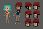 Built my characters in Flash., Mané Kandalyan : Characters I built in Flash for a very short animated movie.