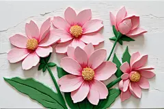 花卉装饰画花卉油画肌理装饰插画